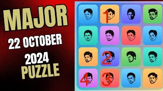 22 October major puzzle durov daily solved easily22 October 2024 major daily gaming [upl. by Toffey]