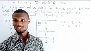 SOLUTIONS TO BECE 2024 MATHS [upl. by Erik]