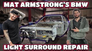 Guess What More Hidden Rust  Mat Armstrongs BMW E24 Restoration  Rusty Light Surrounds [upl. by Ripp815]