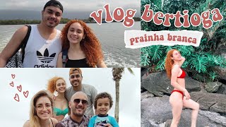 VLOG Viagem em Bertioga  Prainha Branca [upl. by Wolfson]