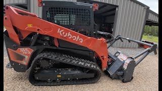 Loftness Battle Axing with the Kubota SVL 753 [upl. by Nugesulo]