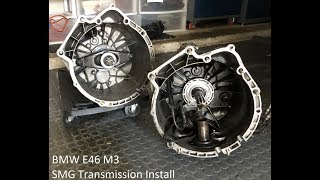 BMW E46 M3 SMG Transmission Install [upl. by Yasmine]