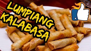 Lumpiang Kalabasa Cheap and Easy Recipe Tipid Cooking [upl. by Dianna766]