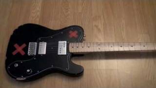 Deryck Whibley Replica Guitar [upl. by Kcirdnekel]