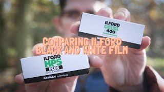 Comparing Ilford Black and White Film HP5 Plus and Delta 400 [upl. by Netsyrc809]