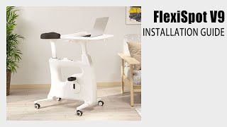 FlexiSpot Desk Bike V9 Installation Guide [upl. by Ronnie]