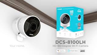 mydlink HD 180 Degree WiFi Camera DCH8100LH [upl. by Oettam]