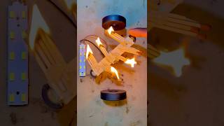 Magnet Experiment Free Energy Generator dcmotor generator magnet youtubeshorts tech [upl. by Asillem]