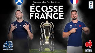 ÉCOSSE  FRANCE  Le match en direct   Rugby [upl. by Ybot]