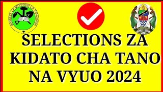 TAZAMA SELECTION ZA FORM FIVE NA VYUO 2024 JINSI YA KUTAZAMA [upl. by Barbabas]