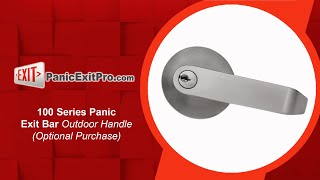 How To Add Optional Handle to 100 Series Panic Exit Bar [upl. by Moll]