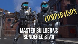 Master builder vs Didacts Sundered Star coatings  Halo Infinite [upl. by Anehsat]