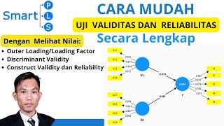 Uji Validitas dan Realibilitas dengan SMARTPLS 4 [upl. by Service689]