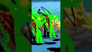 Green Stickman in Stickwar Saga subscribe stickwarlegacy [upl. by Ranee]