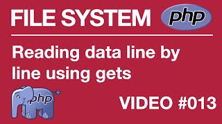 PHP  FILE SYSTEM  BEGINNER  Reading Line  fgets 013  Tips from a Self Taught Developer [upl. by Orford]