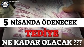 İŞÇİLER NE KADAR TEDİYE ALACAK Nisan ayının 5’i ödeme gerçekleşecektir 4d kamu işçileri son dakika [upl. by Alake]