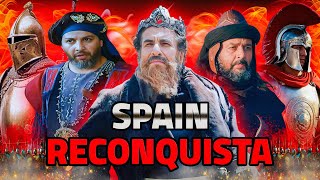 Reconquest of Spain The Changing Face of Medieval Spain From Rome to Reconquista  AlAndalus [upl. by Ailbert602]