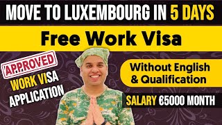 Luxembourg Country Work Visa  Luxembourg Jobs  Luxembourg Visa  Luxembourg Country Work Visa [upl. by Aznerol919]