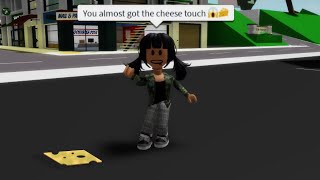 The Cheese Touch 🤢🧀 ROBLOX MEME [upl. by Eceinwahs75]