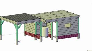 Overkapping en aanbouw zelf maken Bekijk onze bouwtekeningen [upl. by Berlin]