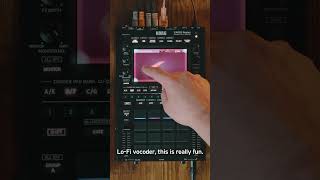 Playing with vocoder effects on the KORG KAOSS Replay [upl. by Einnhoj]