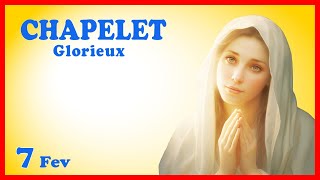 CHAPELET 🙏 Mercredi 7 Février  Mystères Glorieux [upl. by Ahtanaram]