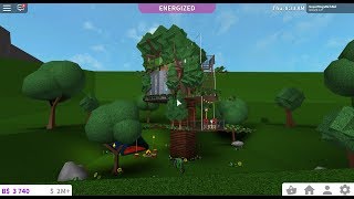 SuperMegaRichKid Roblox Bloxburg Treehouse Tour [upl. by Reseda432]