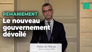 Dati à la Culture Le Maire et Darmanin confirmés Voici le premier gouvernement de Gabriel Attal [upl. by Emmit]