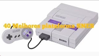 40 Melhores Jogos de Plataforma para SUPER NINTENDO [upl. by Ahsat]