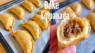 The Best and delicious Bake Empanada with Flaky Empanada doughBeef Empanada recipe [upl. by Diba509]