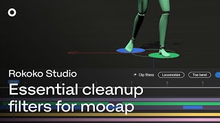 Essential Cleanup Filters in Rokoko Studio [upl. by Hirst230]