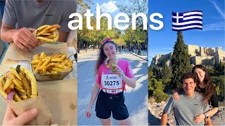 Our First Time In Greece  Athens Marathon Weekend Travel Vlog [upl. by Emiatej]