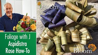 DIY How to make an Aspidistra Rose [upl. by Coulombe]