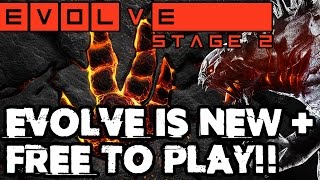 EVOLVE STAGE TWO GAMEPLAY PREMIERE Evolve Gameplay Walkthrough  F2P New Abilities Relaunch [upl. by Aiduan144]