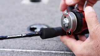 How To Put Fishing Line On A Spincast Reel Ft KastKing Cadet Spincasting Reels [upl. by Earlie]