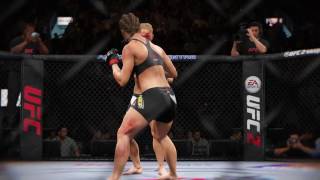 bethe correia vs ronda rousey ufc 2 knockout mode fight [upl. by Franck]