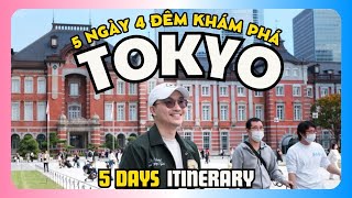 🇯🇵Du Lịch Nhật Bản l Tất tần tật 5 ngày ở Tokyo Đi đâu Ăn gì Ở đâu  5 DAYS ITINERARY IN TOKYO [upl. by Ijuy]