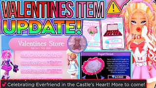 VALENTINES DAY UPDATE OUT NOW SETS  ACCESSORIES CAME BACK amp NEW FURNITURE ROBLOX Royale High [upl. by Anastos]