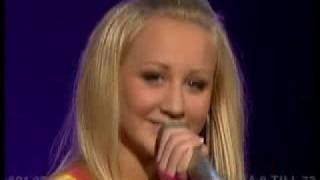 Lilla melodifestivalen 2008 Jonna T  Kommer jag våga [upl. by Ladnek]