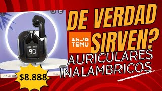 Mi experiencia con los Auriculares inalambricos de Temu Vale la Pena 🤔 [upl. by Eneluj]