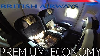 BRITISH AIRWAYS PREMIUM ECONOMY HONEST REVIEW [upl. by Yleoj]