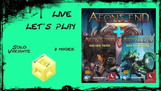 Aeons End  Brettspiel Live Lets Play  Solo Variante 2 Magier [upl. by Tanya]