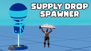 How To Use The Supply Drop Spawner in Fortnite Creative [upl. by Nodarb646]