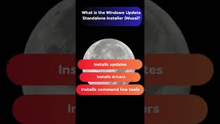 Windows Update Standalone Installer Wusa  Explained shorts [upl. by Aloeda]