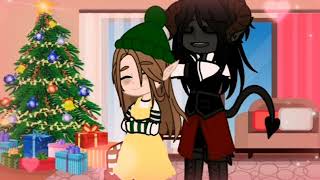 How Krampus brushes the elfs hair vs how Shinigami brushes Shiniachis hair  The Mimic Gacha [upl. by Anorahs]