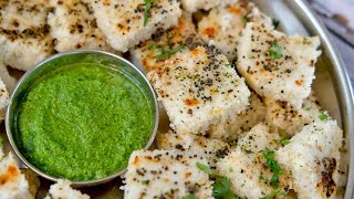 रुई जितने नरम और जालीदार White Dhokla Recipe  Idada Flour Recipe Traditional Idada Recipe by Viraj [upl. by Larine]