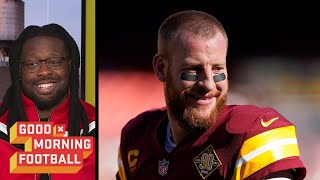 Reactions to Rams signing QB Carson Wentz [upl. by Leissam168]