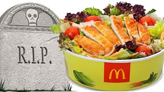 McDonalds Salads Are Never Coming Back 😢 [upl. by Kcor]