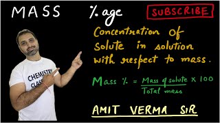 Mass percentage masspercentage chemistry physics biology maths solutionschemistry solutions [upl. by Harwilll662]