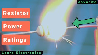 Resistor Power Ratings explained in 5 minutes [upl. by Gilli]